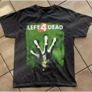 Left 4 Dead T Shirt Vintage New Graphic 2008 Grunge Y2K Tapout Affliction Emo Goth Retro Gamer Skater Opium Skull Southpole Punk, Unisex T-Shirt, Gift For Men Women Menswear Top Streetwear