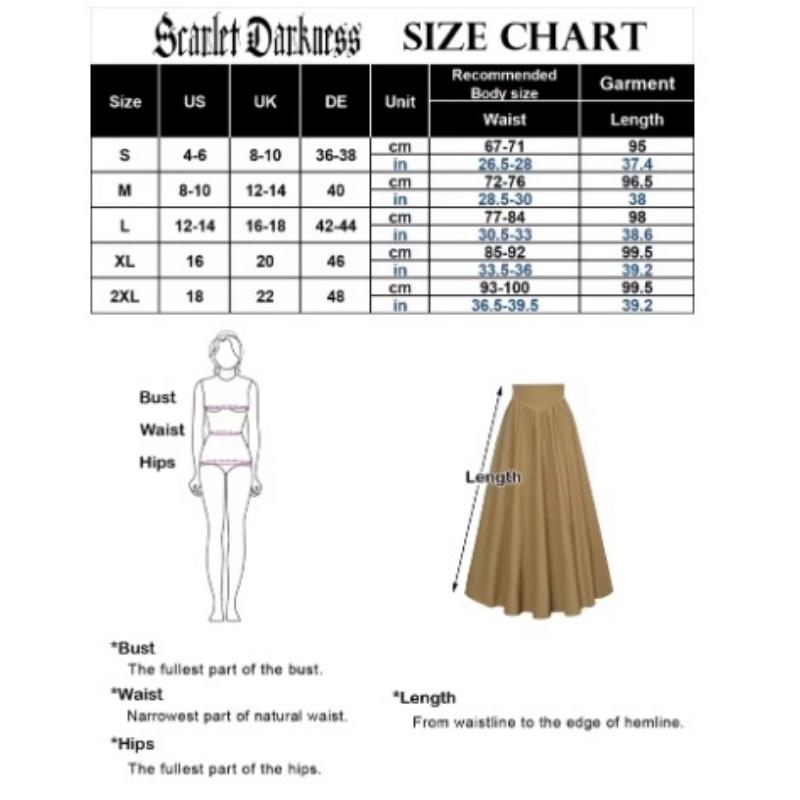 OK LADY Size Chart 2025 New European And American AliExpress Amazon EBay Best Selling Women's Pocket Elastic High Waist Bandage Long Skirt Casual Fabric White Bottoms Womenswear Polyester