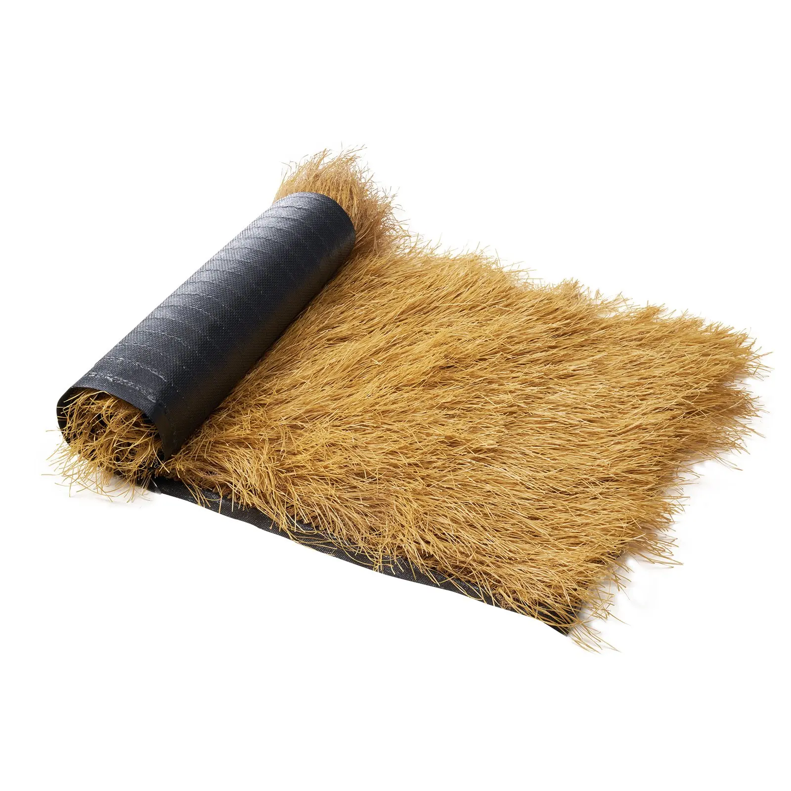 VEVOR Single Roll Artificial Grass Thatch Roof, 1.6x19.7 ft Waterproof Fire-Resistant Thatched Look Cover, for Tropical Hut Outdoor Decor, Tiki Bar Hut Palapa Patio Pool Use