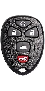 Keyless Entry Remote Control Key Fob Replacement Fits for Chevy Malibu Cobalt 2005-2012 Pontiac G5 G6 Grand Prix Solstice 2005-2010 Buick Lacrosse Saturn Aura Sky KOBGT04A 15252034 315 Mhz