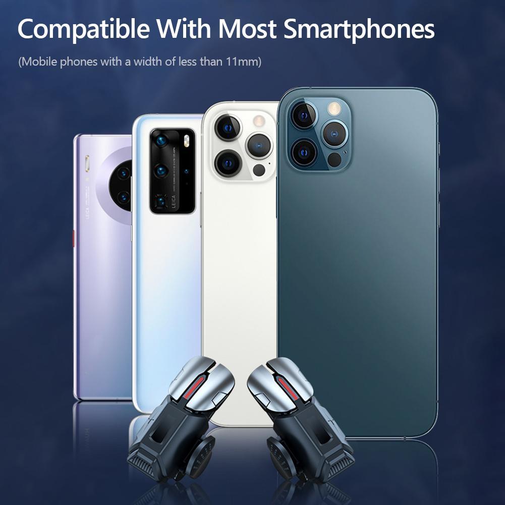 Mobile Phone Game Trigger Gamepad Joystick 6-Finger Aim Shooting L1 R1 Key Button Game Fingertips PUBG Game Controller