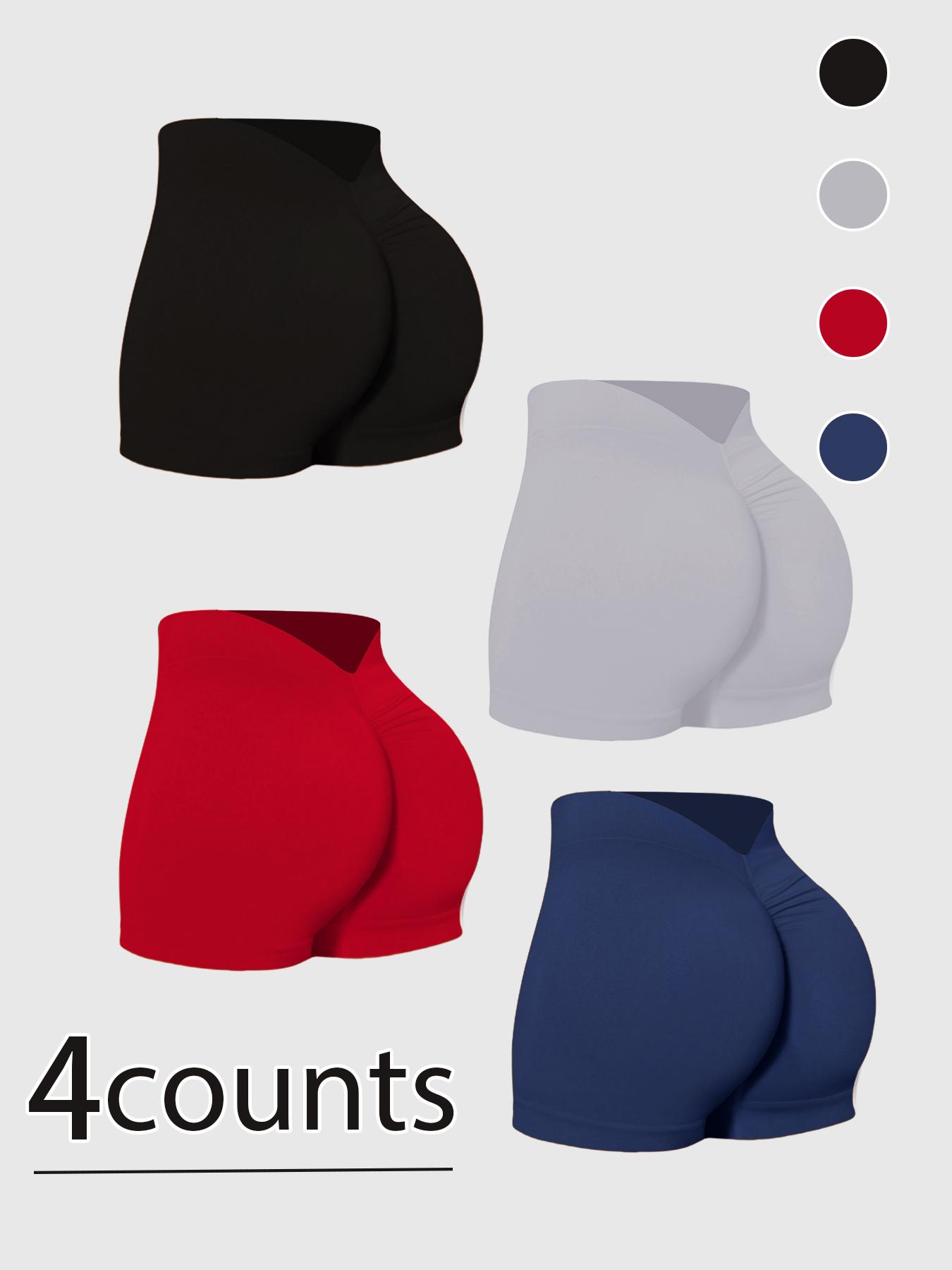 Women's High-Waist Seamless Workout Shorts, Tummy Control Design, High-Stretch Comfortable Activewear, Stylish Fitness Bottoms, Running Training Shorts