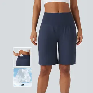 Halara SoftlyZero™ Airy High Waisted Pockets Cool Touch Yoga Bermuda Shorts