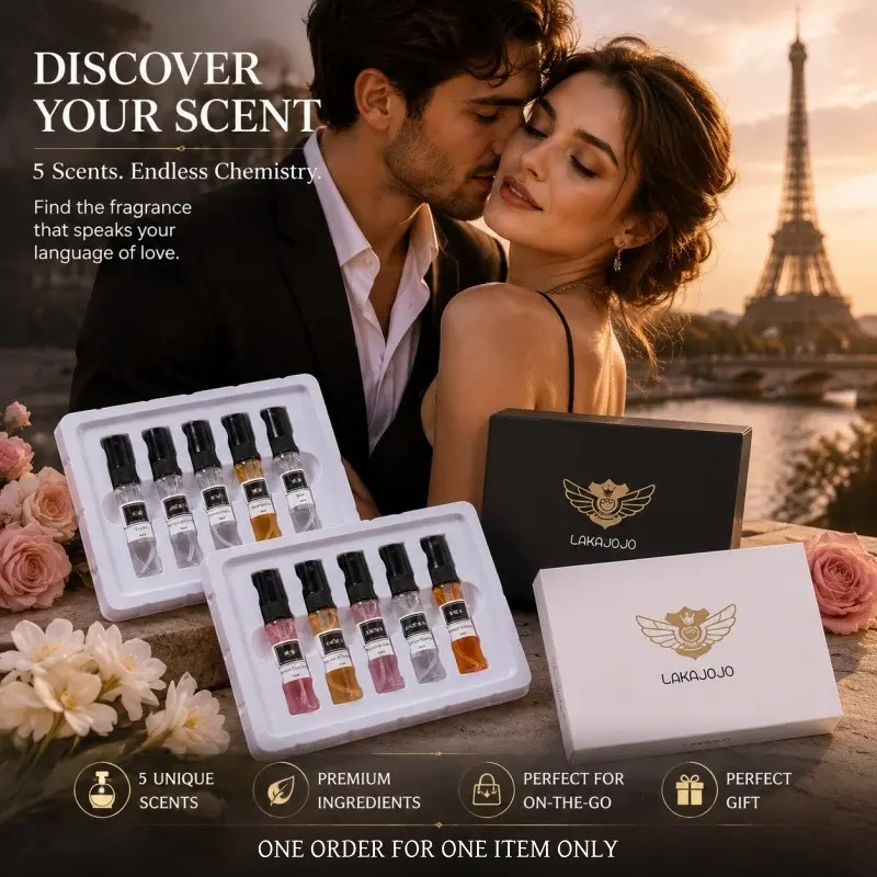 Unisex Five-In-One Gift Set, Woody Scent, Long-Lasting Perfume, Romantic Gift, Portable, Ideal for Daily Use and Social Events