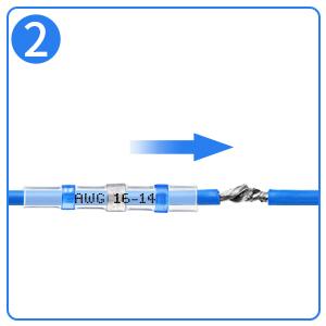 AGS Sopoby 250PCS Solder Seal Wire Connectors Insulated Waterproof Electrical Wire Terminals Heat Shrink Solder Butt Connectors Kit for Automotive Marine