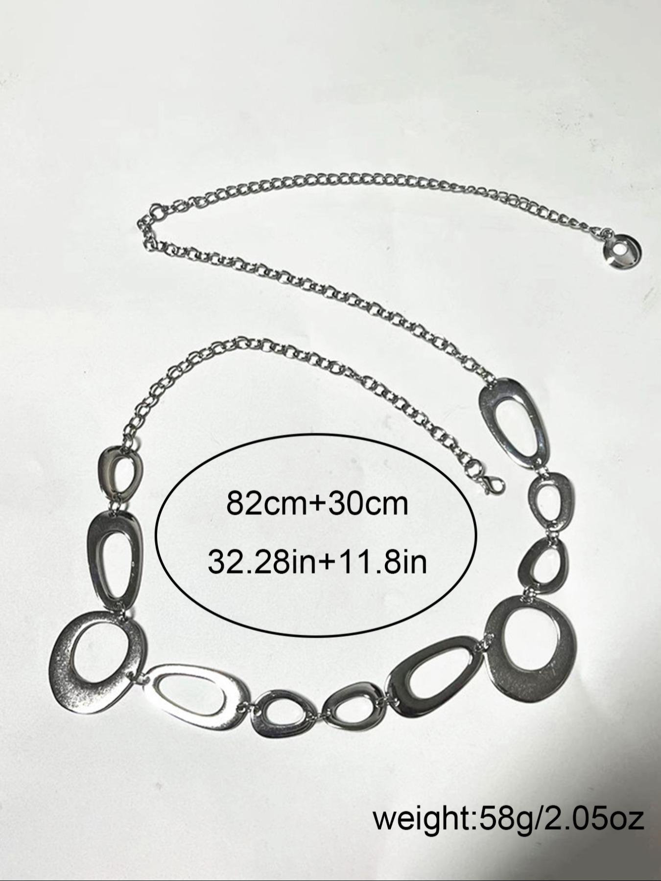 Women's Minimalist Elegant Metal Body Chain with Round Detail, Trendy Versatile and Exquisite Body Jewelry, Perfect Birthday Gift