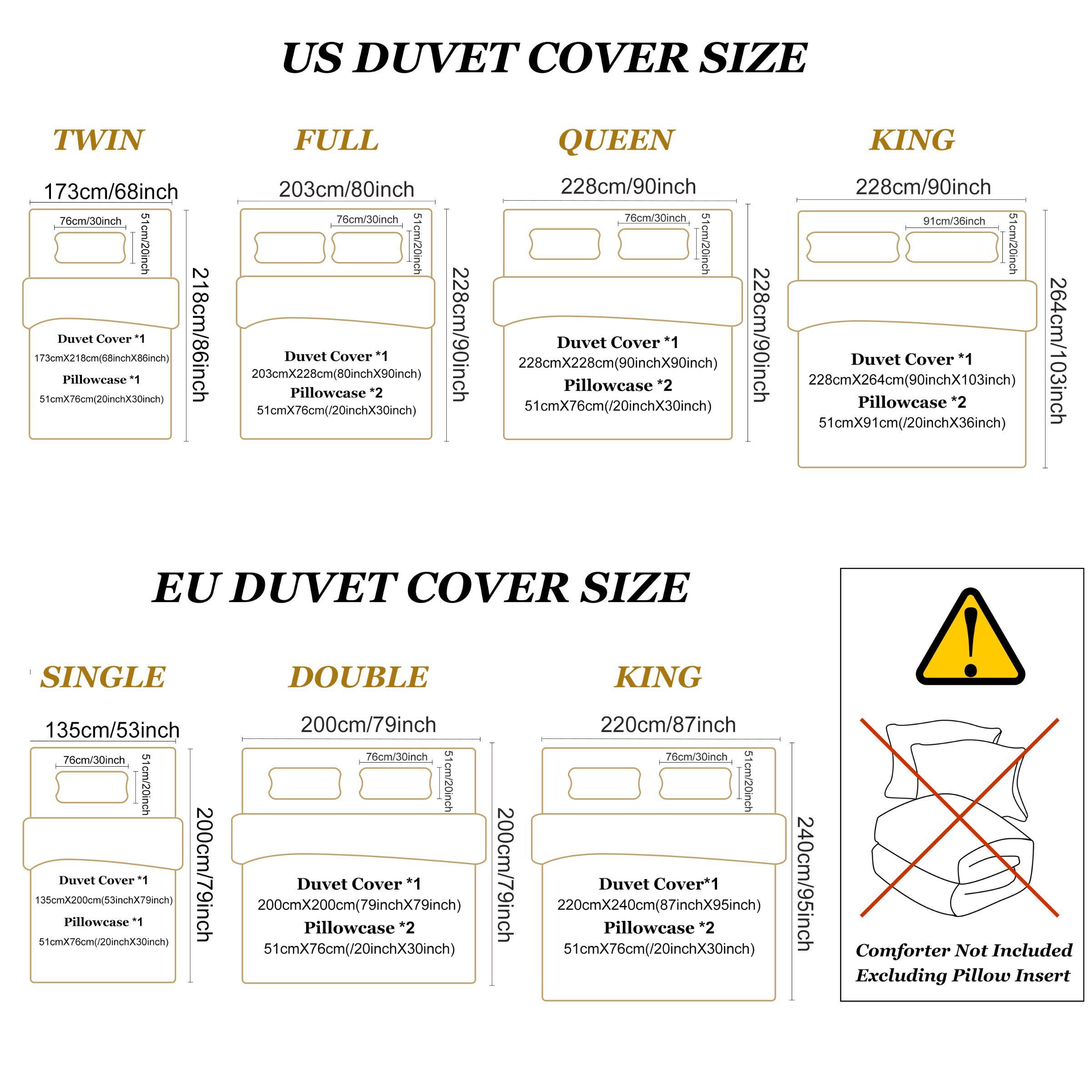 Deer & Flag Pattern Bedding Set, 1 Count Bedspread & Pillowcase without Filler, Soft Comfortable Bedding Set for Home Bedroom