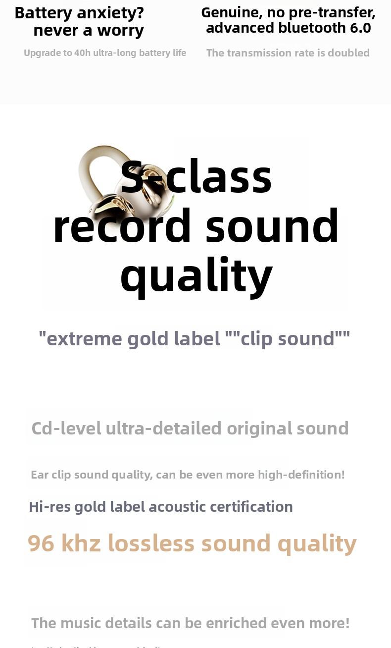 2026 Hot-Selling Retro Camera Style Bluetooth Earphones, True Wireless Clip-On, High-Quality Sound, Noise Reduction for Calls, Compact and Portable