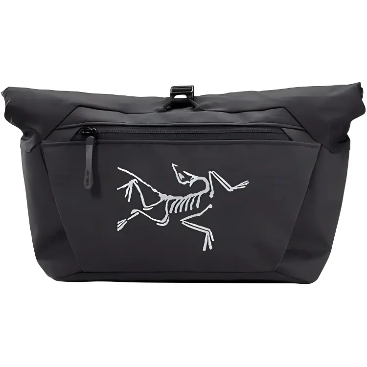 Arc'teryx Arcteryx Sporty Casual Outdoor Backpack for Men and Women, Unisex Black Nylon