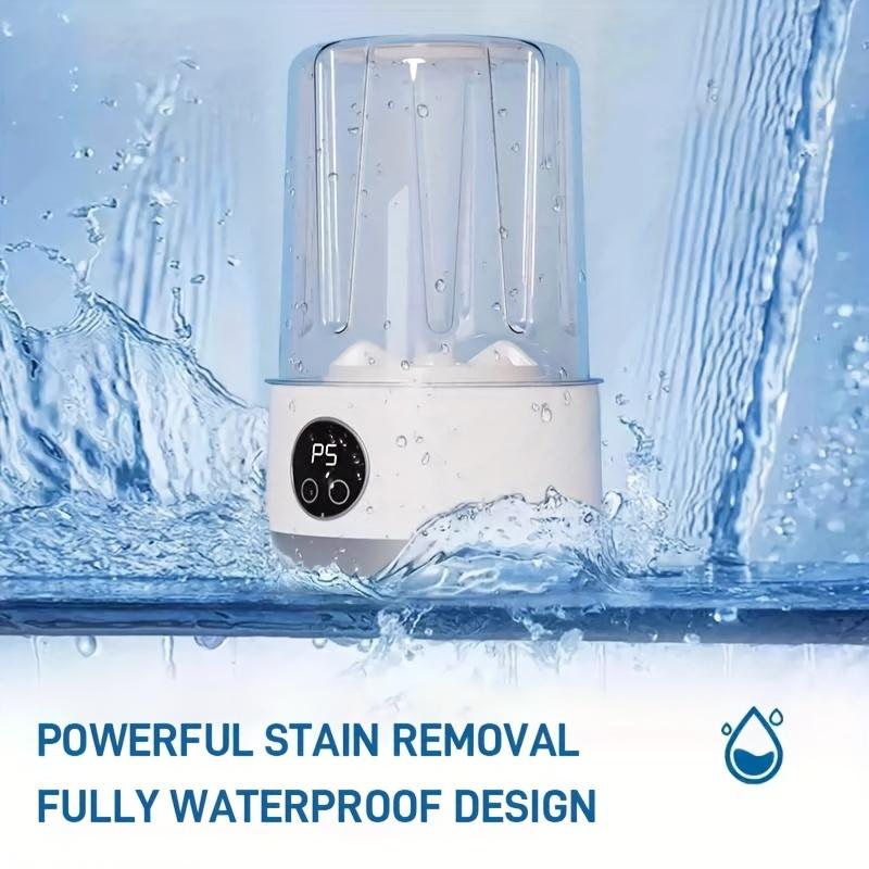 33.81oz Mini Washing Machine, USB Wireless Portable Underwear Laundry Cup, No Plug Required, 5-Minute Rapid Wash, Underwear-Specific, Convenient For Business Trips