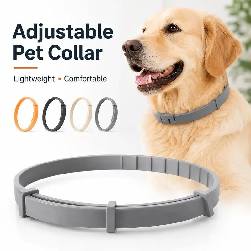 Adjustable Fresh Scent Light Collar For Large Dogs Over 18 Lbs, Pet Neck Strap For Walking & Outdoor