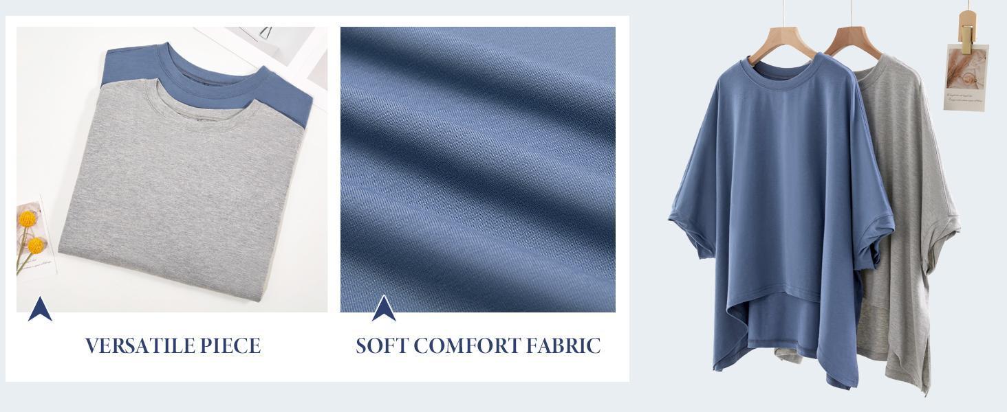 Imily Bela Womens Oversized Tshirts Batwing Short Sleeve Asymmetric Hem Tops Summer Casual Loose Fit Tunic Tee Shirts Imily Bela Womens Oversized Tshirts Batwing Short Sleeve Asymmetric Hem Tops Summer Casual Loose Fit Tunic Tee Shirts