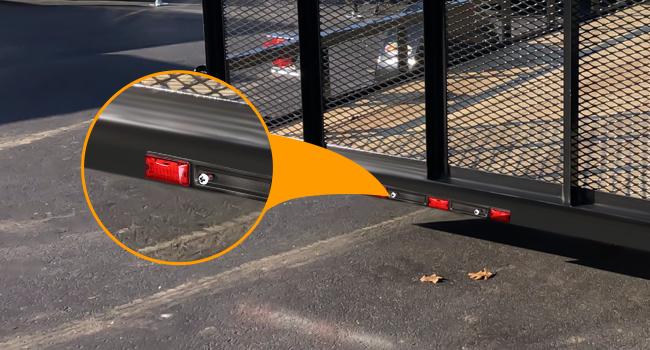 Nilight 14 Inch 9 LEDs Red Trailer Light ID Bar Nilight 14 Inch 9 LEDs Red Trailer Light ID Bar