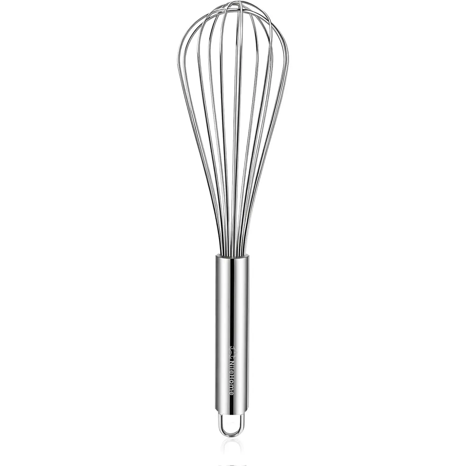 Stainless Steel Whisk 10" Kitchen Whisk Wisking Tool Kitchen Wisk Wire Whisks for Cooking, Whisking, Blending, Beating, Stirring