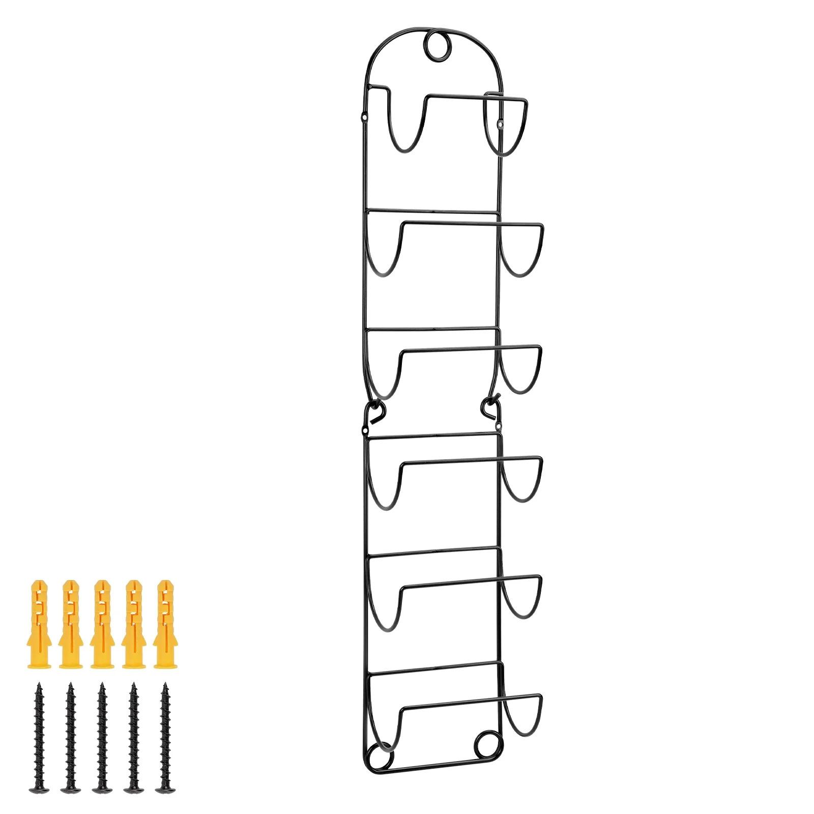 SICANDAENHK Stylish and practical 6-tier hanging towel rack!Wall-mounted design with extra shelves for washcloths and linens.Ideal for bathroom, spa, salon and modern home decor🌟