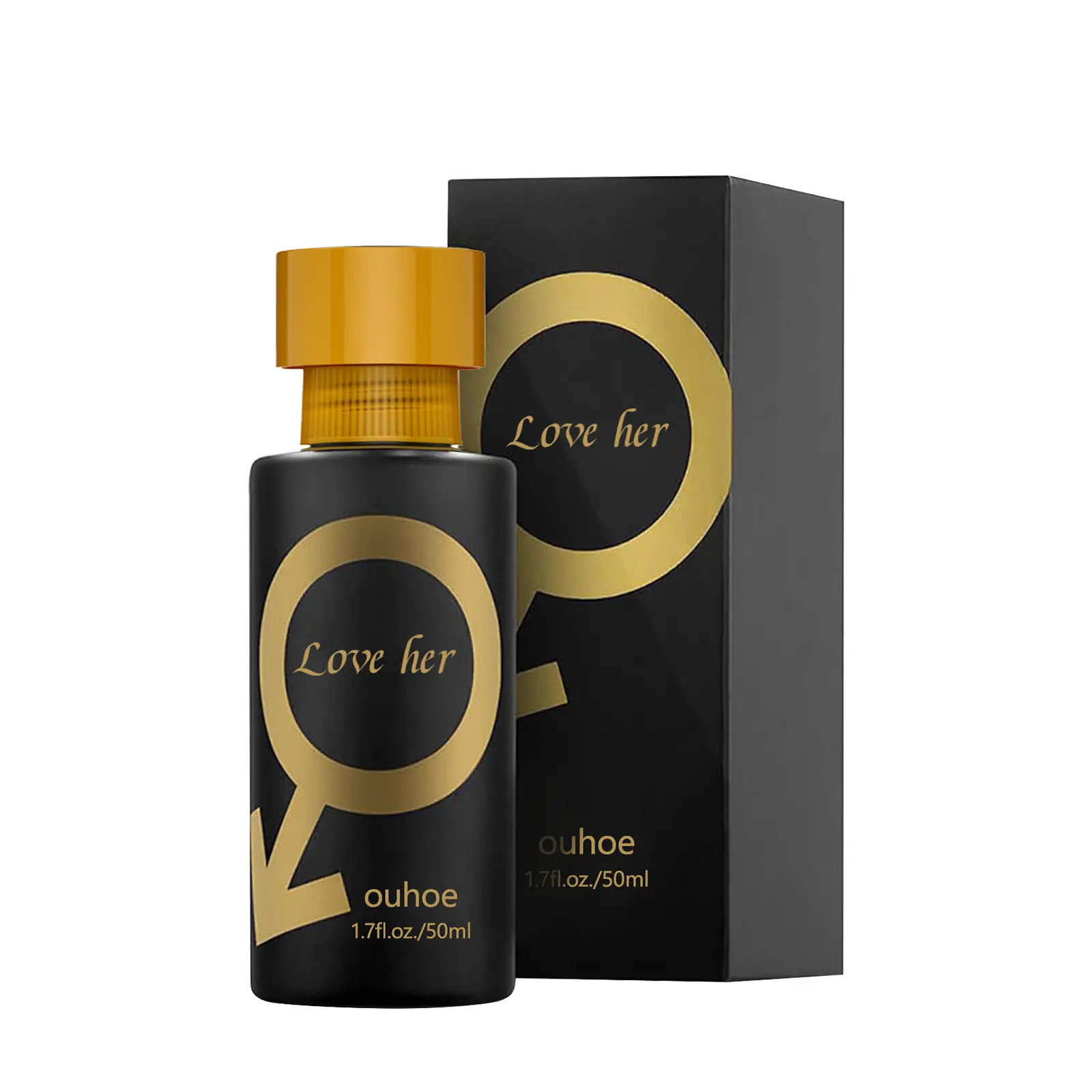 OUHOE Charm Women's Niche Perfume, Natural Base, Freshness, Portable Size, Long-Lasting Fragrance for Couple Dating Atmosphere