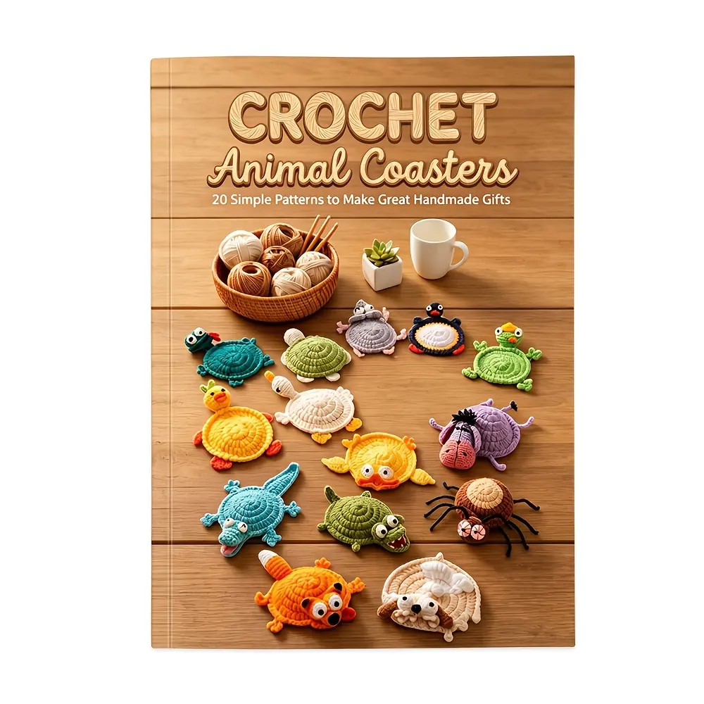 1 Pc A5 Crochet Notebook, Beginner Friendly Guide, with Step-by-step Tutorial | Quick and Easy Crochet Tutorial | Perfect Gift for Crochet Enthusiasts, Suitable for Beginners To Learn While Recording
