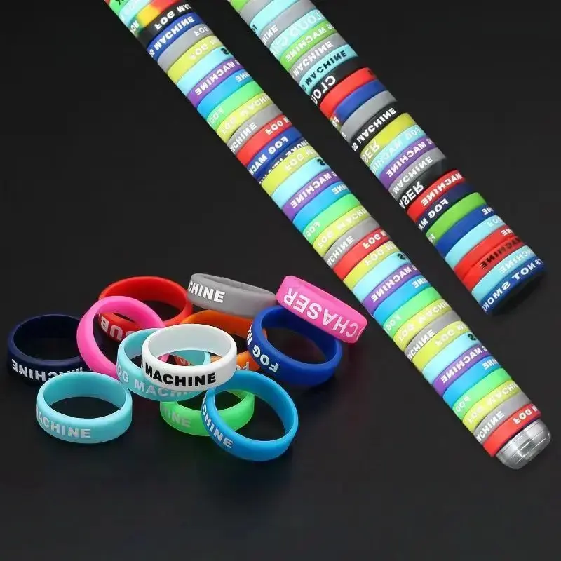 36 Silicone Color-Ring Grips Set - Fishing Rod/Bass Lure Non-Slip Rings, Motorcycle/Electric Vehicle Waterproof Wear-Resistant Handlebar Rubber Sleeves,summerwins,Multicolor,Resin,Rhinestone,mom,birthday,gift,vintage,flower,,jesus,pendant,necklace