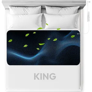 King Size Grounding Sleeping Mat for Bed 27"x76" Mattress Cover Pads for Sleep Rest Yoga Workout Pain Relief Balance Wellness Earth Connected Grounded Mat