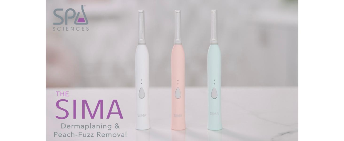 Patented Dermaplane Razor for Women Face – Painless 2-in-1 Facial Exfoliation & Peach Fuzz Hair Removal – Anti-Aging – 3 Speeds – Rechargeable – 19 Weeks Treatment