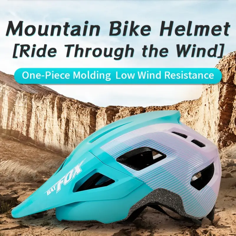 Mountain Biking Helmet, Breathable Lightweight Design, Multiple Ventilation Holes, Anti-Collision Safety, Unisex Adult Bike Helmet