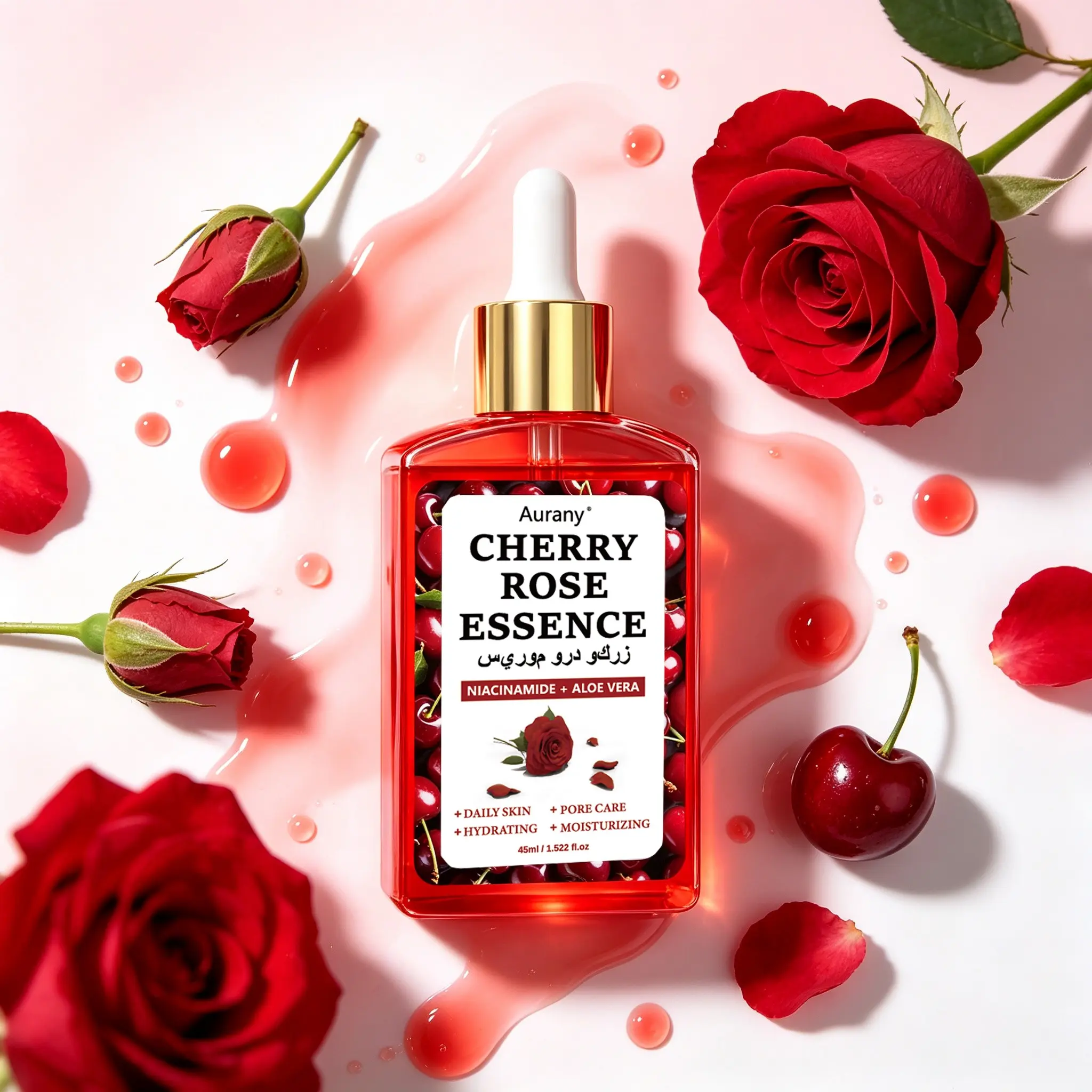 1PC-Facial Treatment Essence, Treatment Essence, Facial Essence, Hydration Serum ，Natural Ingredients, Nourishing & Hydrating Formula, Lightweight & Non-Greasy, Boosts Skin Radiance, Revitalizes Skin, Suitable For All Skin Types-45ML