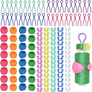 142 count Bobbin Thread Organizing Clips, 70 Bobbin Holder Clips Color Thread Clips Holder, 32  Holder Bobbin Holders, 40 Bobbin Thread Holders for Quilting Sewing Machine Spool Organizing