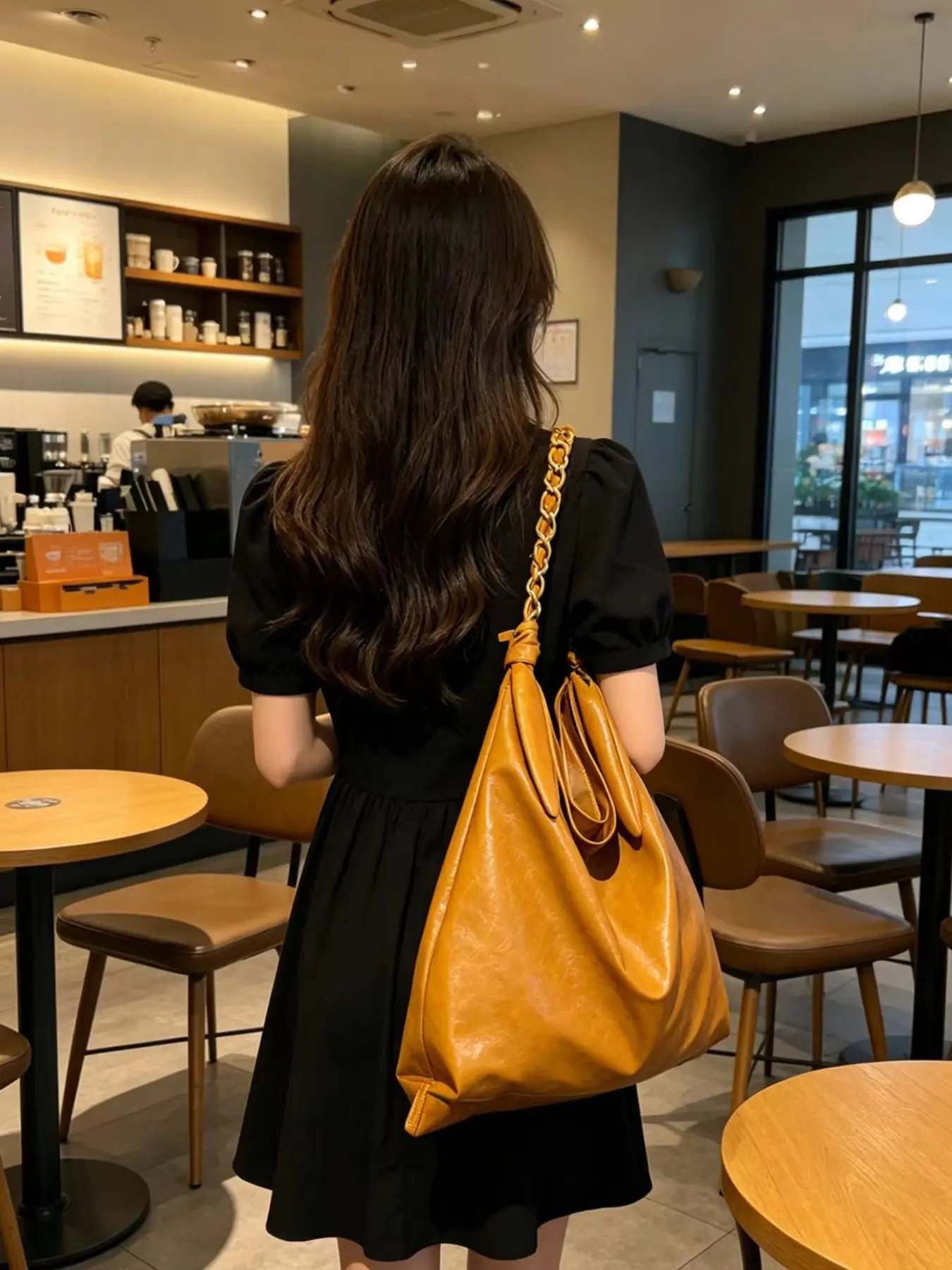 New Women's Shoulder Bag, Waterproof Soft Leather, Fashion Handbag, Commuter Backpack, Versatile Retro Tote, Trendy Style