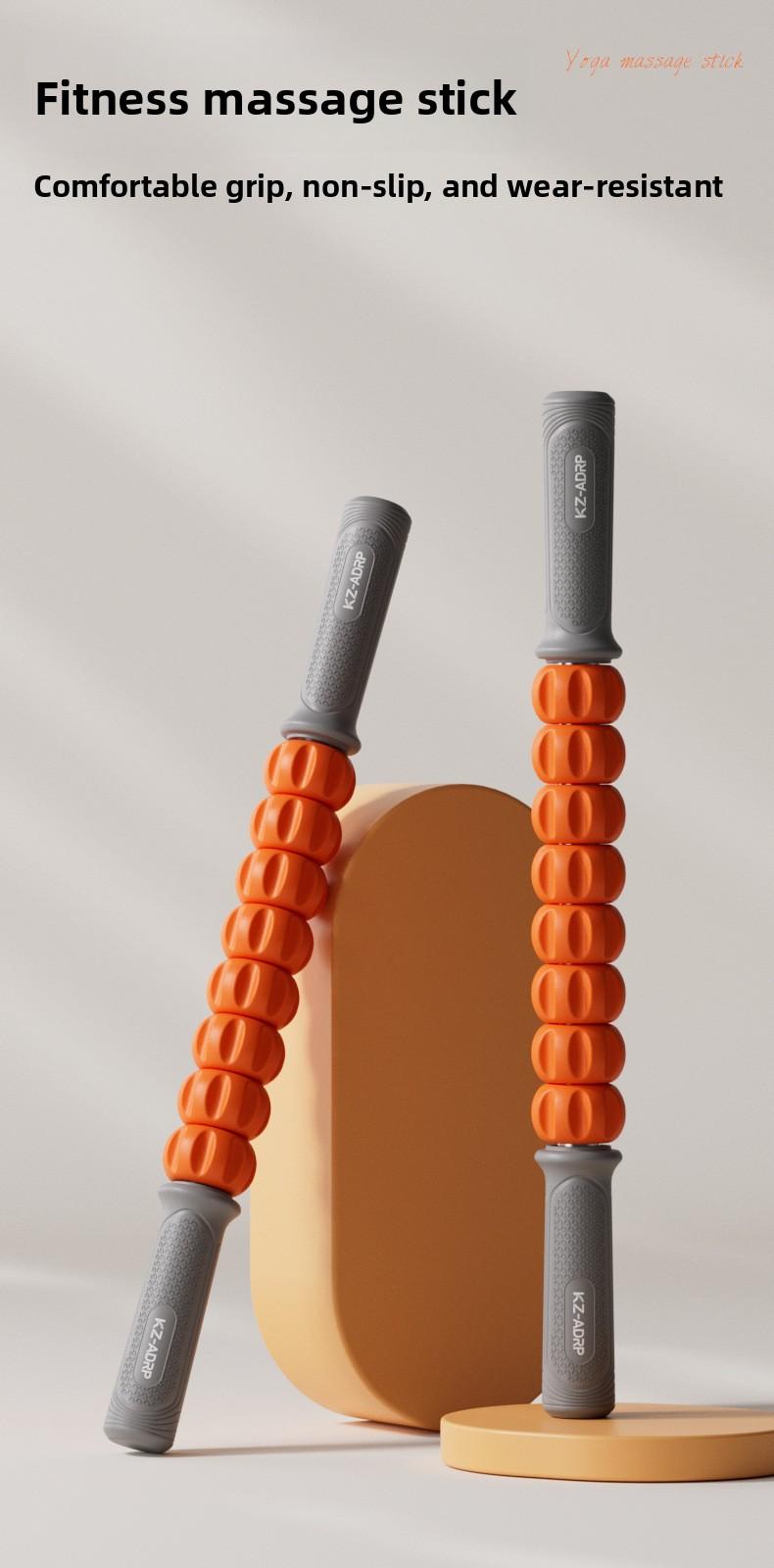 Fitness recovery massager, leg fascia relaxation roller, Langya massage stick, cross-border yoga products