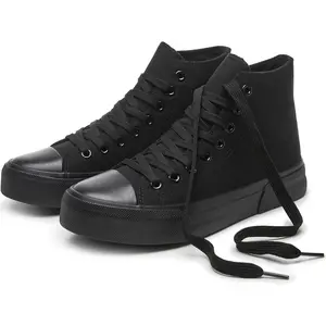 High Top Sneakers for Women Classic High Tops Canvas Shoes Lace up Women's Fashion Sneaker