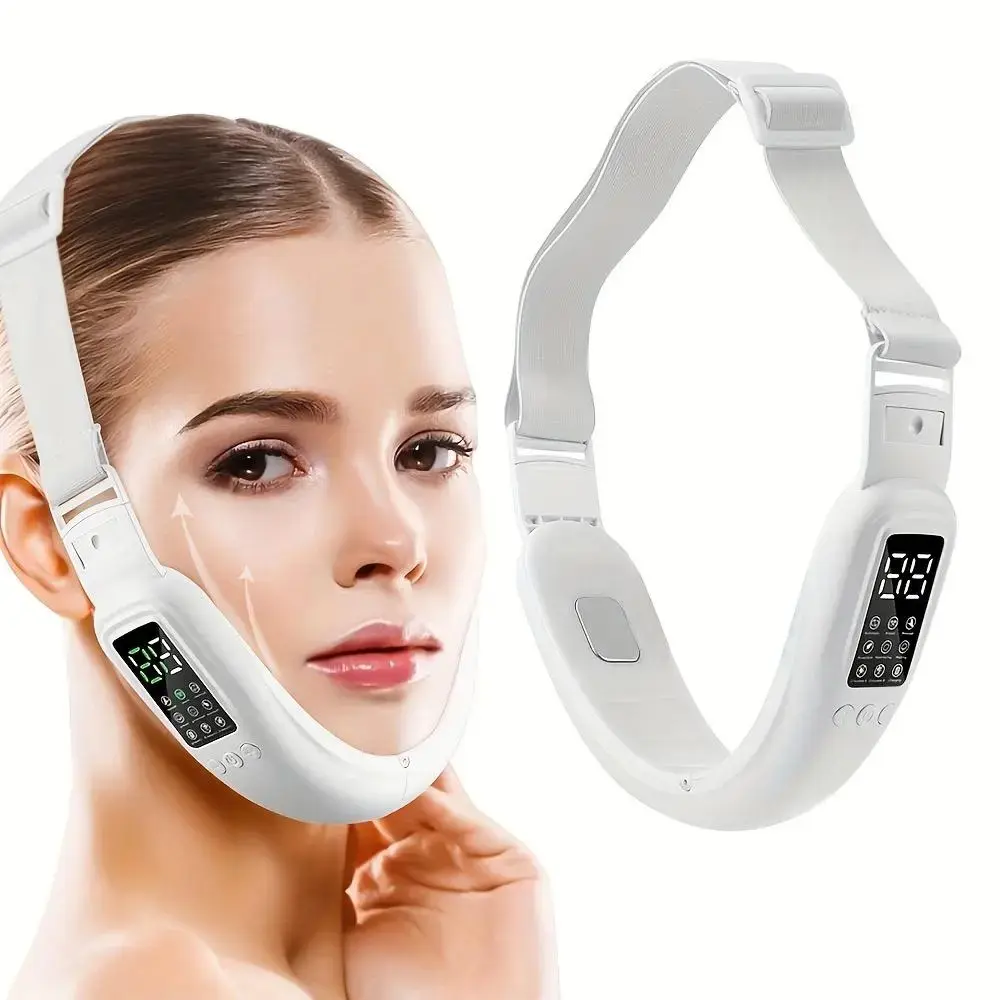 USB Rechargeable V Face Massager, 1 Box Electric Facial Massage Tool, Facial Lifting Tool, Face Lifting Device, Face Massage Instrument for Women & Men, Facial Beauty Machine, Facial Beauty Massagers, Facial Care Tools, Beauty Devices