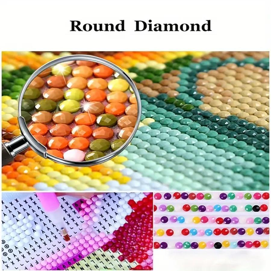 Dog Pattern DIY Diamond Arts Colorful Painting Kit without Frame, DIY 5D Diamond Arts Colorful Painting Kit, Wall Art Decor for Home Living Room Bedroom