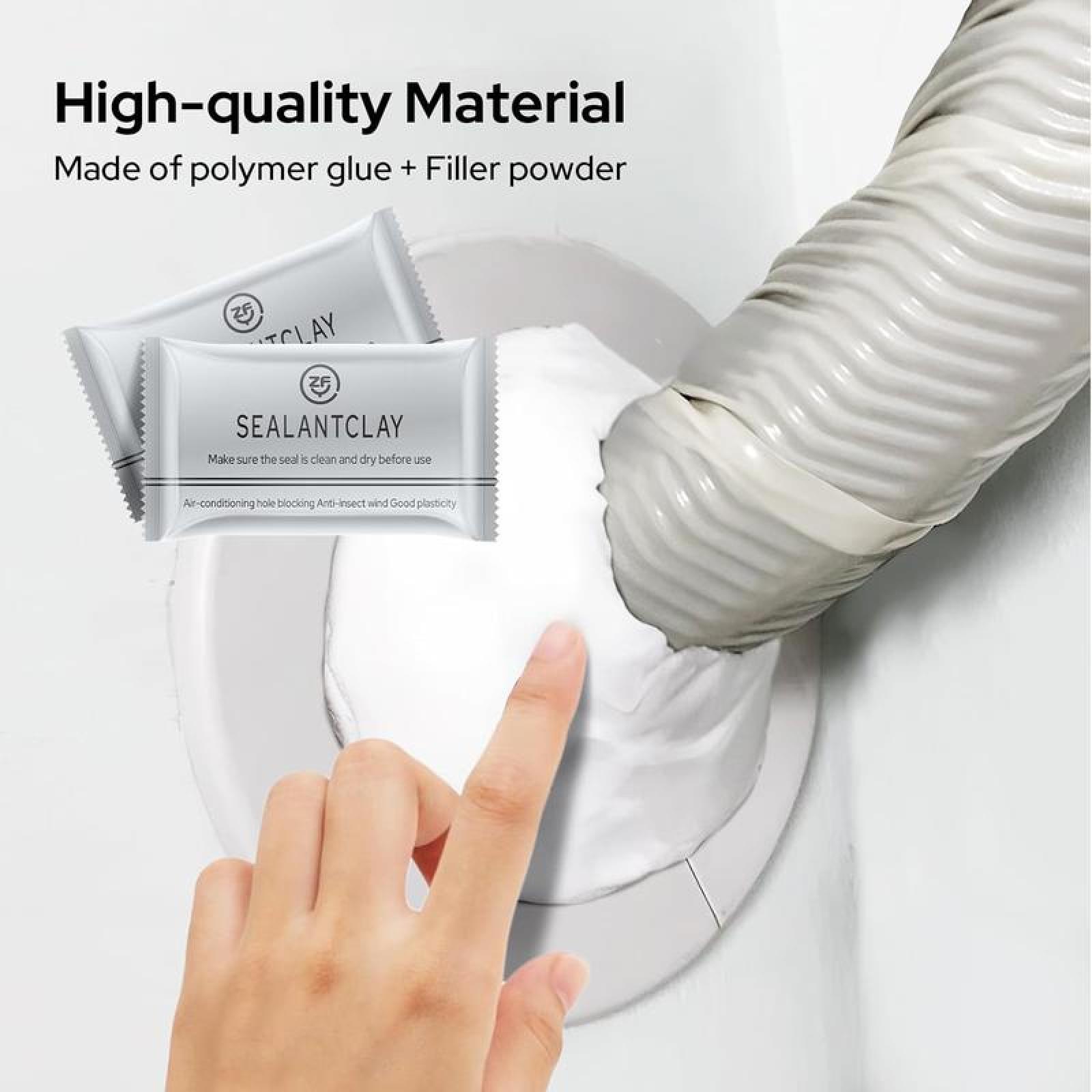 10Counts Waterproof Sealant Mastic,Quick Mending Mud,Repair Wall Holes,for Drain Connection,Wall Hole,Air Conditioning Hole Waterproof Seal Putty. 10Counts Waterproof Sealant Mastic,Quick Mending Mud,Repair Wall Holes,for Drain Connection,Wall Hole,Air Conditioning Hole Waterproof Seal Putty.