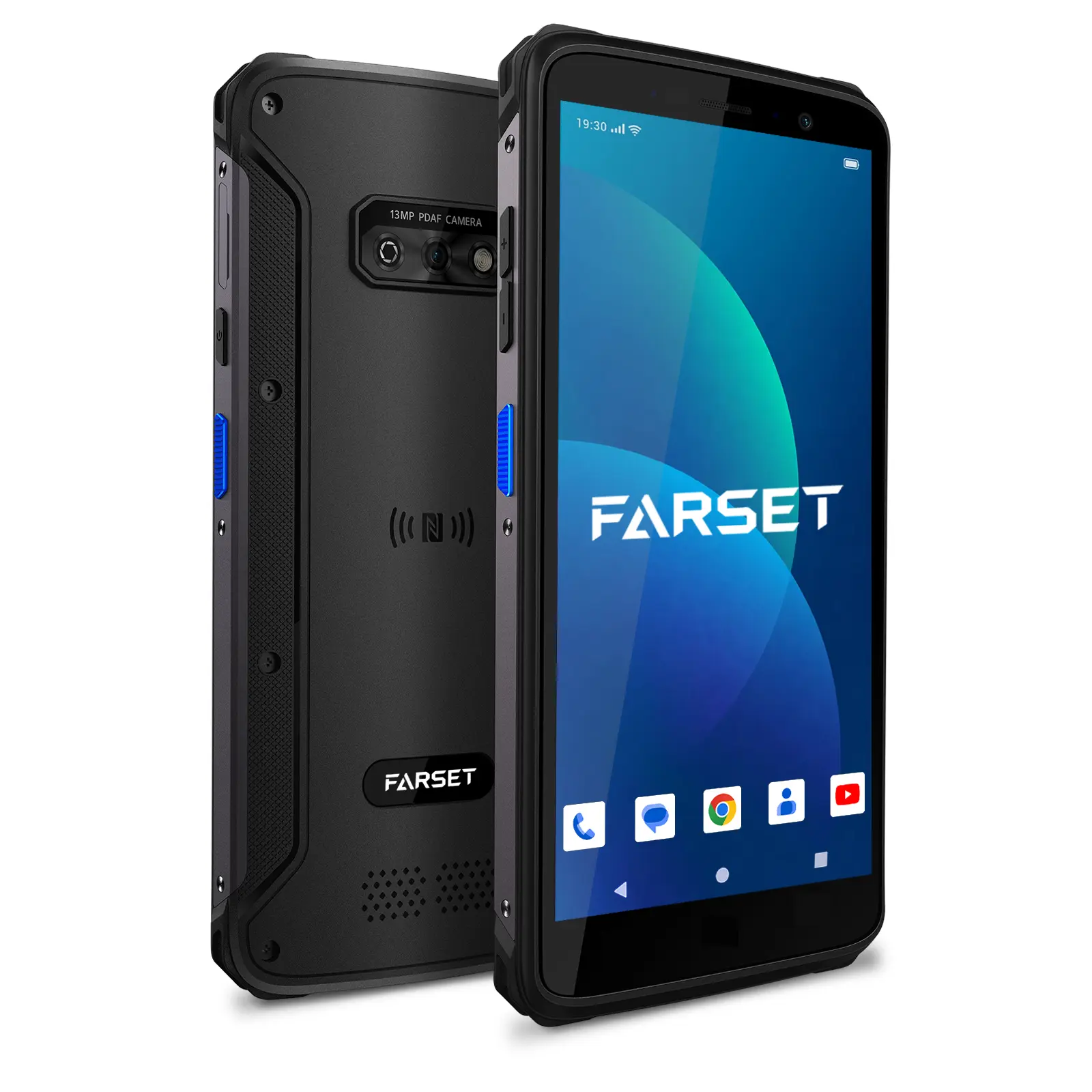 FARSET F20X Android Barcode Scanner PDA Handheld 1D/2D/QR Scan Zebra-Licensed SE6100, WiFi Bluetooth Cellular Connection, 6GB RAM 64GB ROM, 5000mAh, IP67 Rugged for Retail & Warehouse Inventory