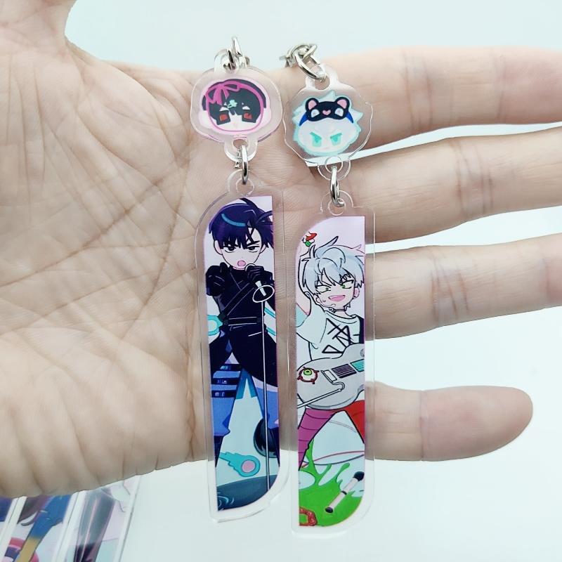 ALIEN STAGE IVAN & TILL Gift Toy Figures Acrylic Keychains Anime  Figure Ornament Accessories Desktop Ornaments Car Keychain
