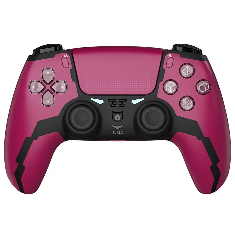 AJAZZ GP100 Wireless Game Controller, Dual-Mode Compatible with PS4/PC, Touchpad Design, Hall-Effect Joysticks, Linear Triggers, Six-Axis Motion Control, Asymmetrical Dual Vibration Motors, Wireless Esports Controller