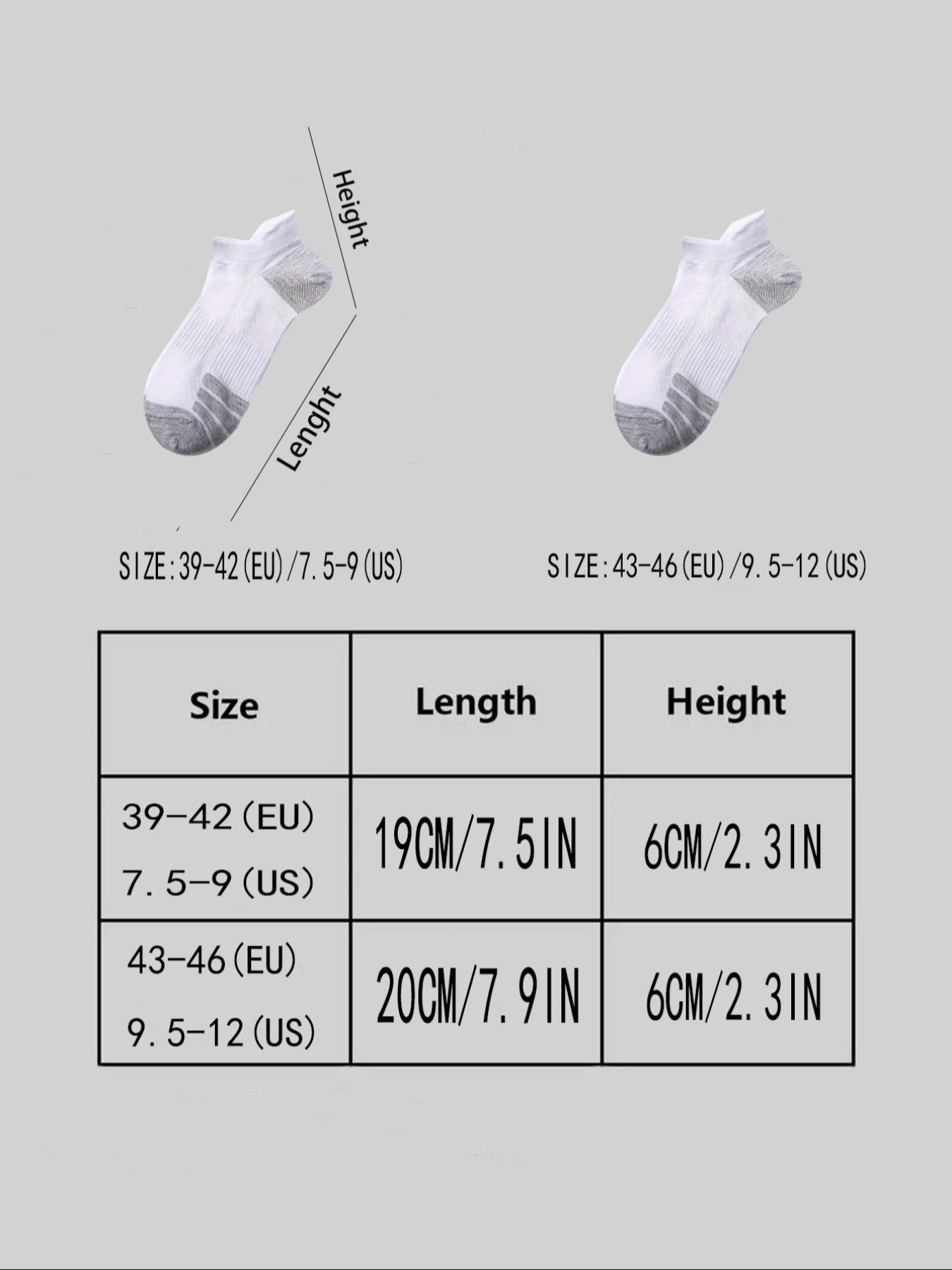 Men's Patchwork Print Ankle Socks, Casual Moisture Wicking Low Cut Socks for Daily Wear, Soft Comfy Breathable Fabric Socks for All Seasons, White Socks