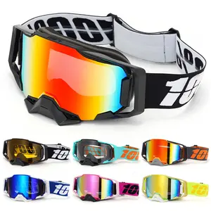 New stylish cycling goggles, motorcycle wind and sand protection, 100% windproof cycling glasses, colorful goggles, motorcycle head-mounted goggles, wide-view anti-UV sunglasses