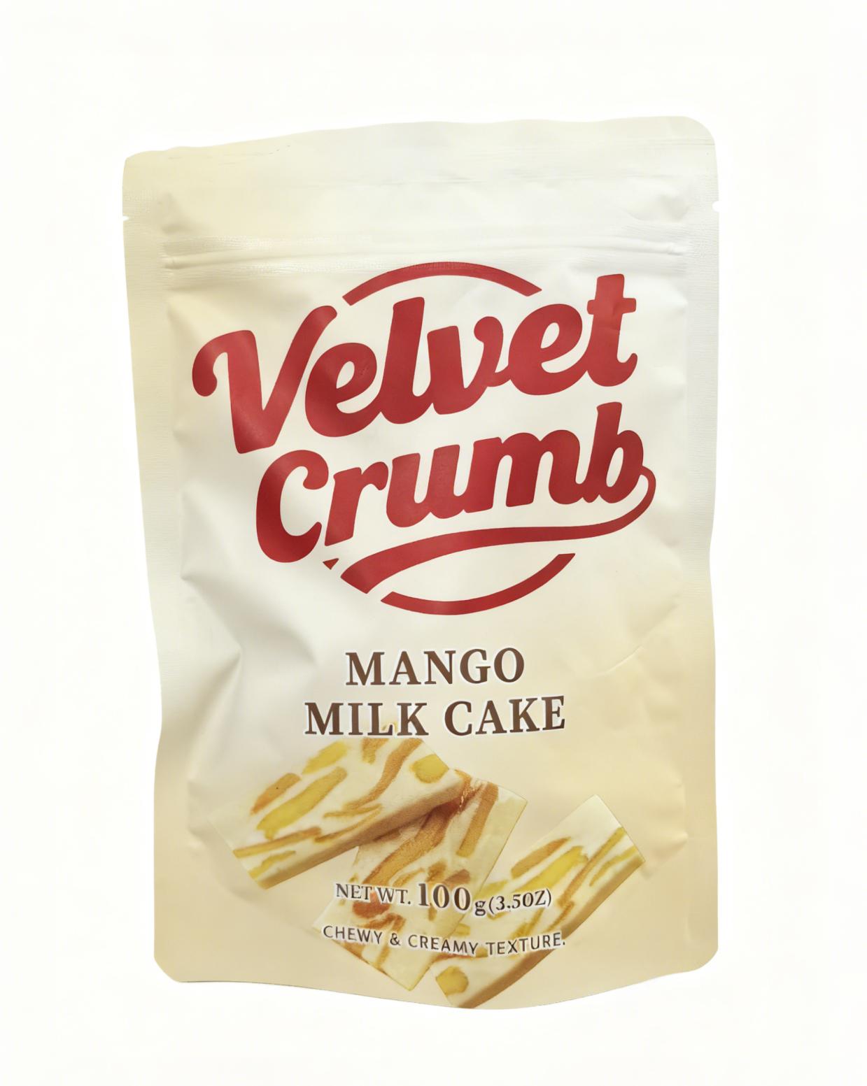 Mango Milk Nougat Candy, Soft Chewy Milk Candy with Fruity Flavor, Classic Asian Sweet Snack, Rich & Creamy Treat (100g × 3 Packs)