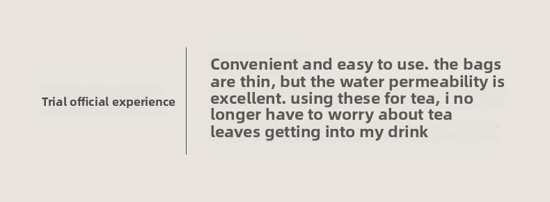 FaSoLa tea bags, coffee filter bags, Chinese herbal medicine gauze bags, empty tea bags, disposable filter bags