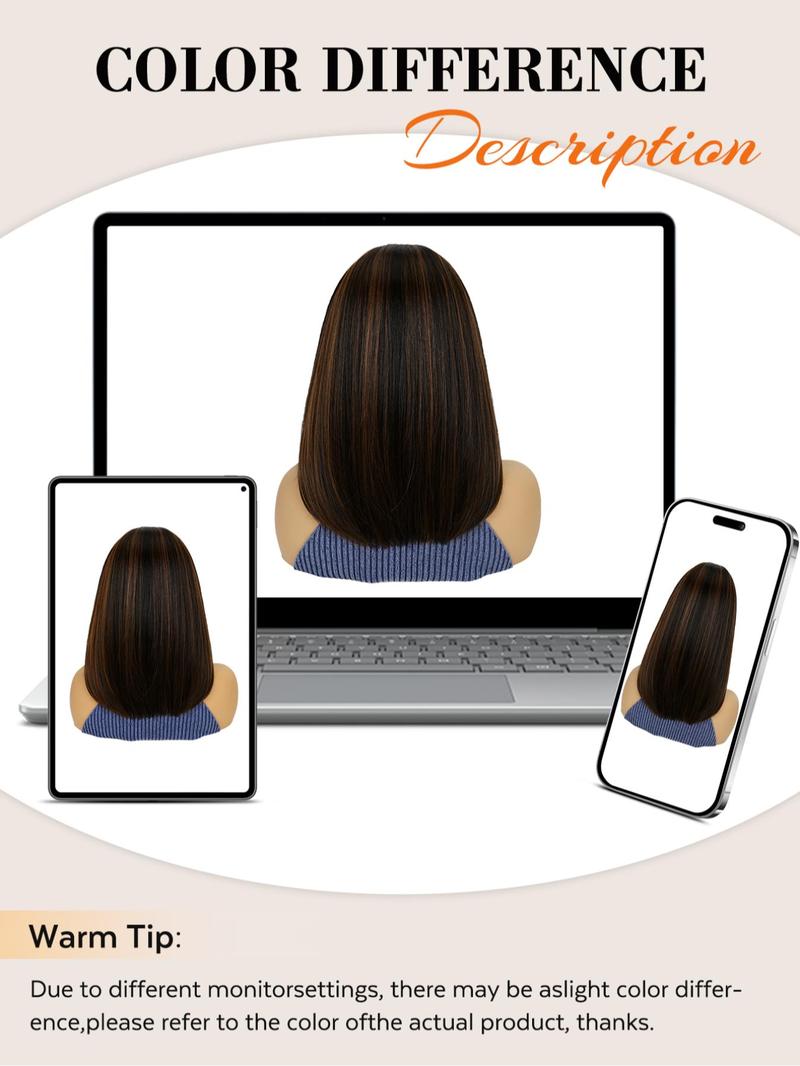 Long Straight Headband Wigs for Women, Glueless Headband Wig, Gorgeous Fluffy Wigs with Headband, Synthetic Heat-Resistant Wigs for Party & Daily Use