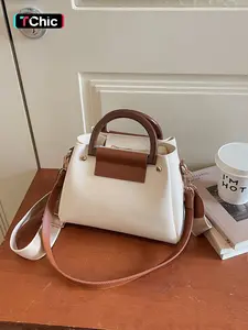 Mini fashion trendy multi functional handbag retro simple classic mailman bag shoulder bag shopping bag Stylish Versatile Bag