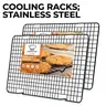 Stainless Steel Cooling Racks Set, Home Baking Supplies, Baking Accessories, Non-Stick Food Drying Rack, Cake Cookie Baking Cooling Shelf, Kitchen Food Airflow Rack, BBQ Grill Net