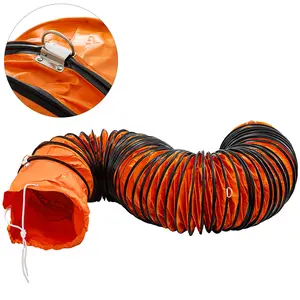 【DealsForYouDays】VEVOR Ducting Hose, 25ft PVC Flexible HVAC Duct Hosing for 10 Inch Utility Blower Exhaust Fan