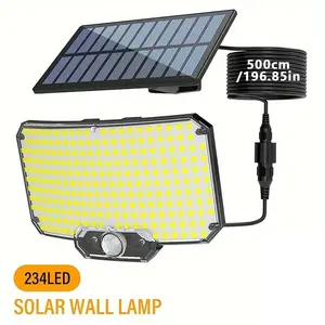1/2Pcs Outdoor solar lights, Outdoor solar lights for house, LED outdoor solar lights with motion sensors, solar wall lights, outdoor induction lights, garage lights, suitable for courtyard, garden, corridor lighting