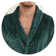 Price Winter 5 Star Hotel Plush Hooded Fleece Long Bathrobes Pyjamas Men Sleepwear Stripe Bath Robe