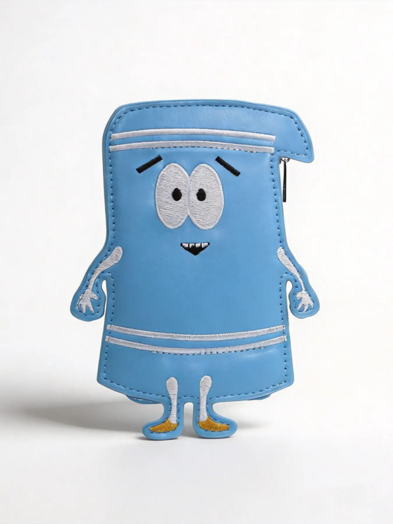 Cartoon Towel Large Card Holder, Cute PU Leather Wallet, All Seasons Coin Holder Purse, Stylish Cartoon Pattern Accessory, Cute Wallets