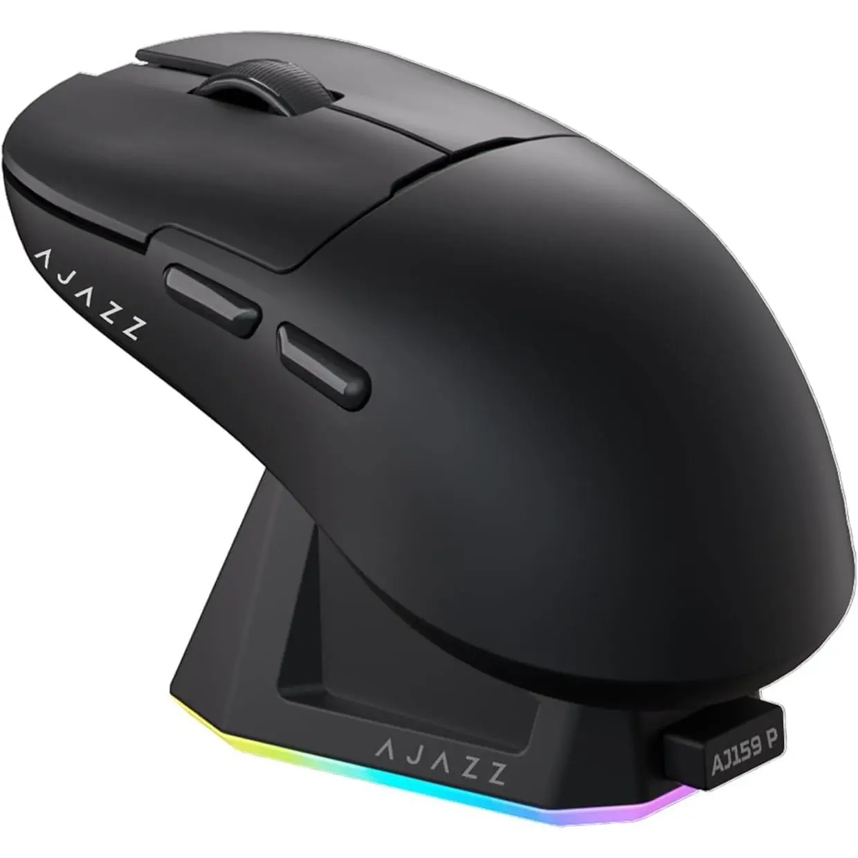 x Ajazz AJ159P Gaming  with  RGB  Dock,2.4G  Gaming  PAW3395 Sensor 26K DPI,1K Polling,6 Programmable Buttons,  Mice USB3.0 for PC/