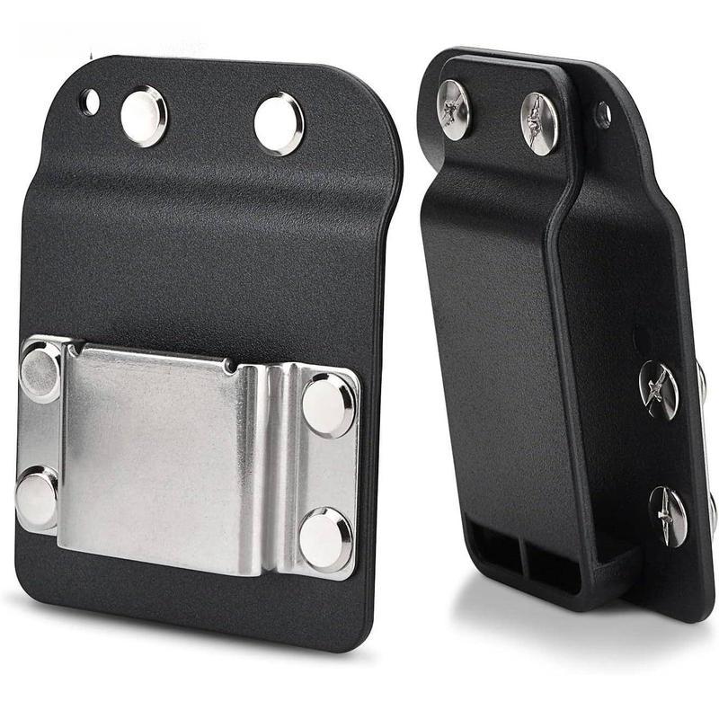 DrillCatcher, Drill Holder for Tool Belt, Up to 2" Belt, Quick Response Low-Profile Drill Clip, Compatible with Impact Driver, Nailer,