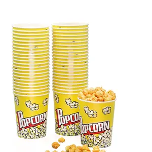 32 Oz Popcorn Boxes (44 Pack) Disposable Popcorn Buckets Classic Popcorn Cups Cute Paper Popcorn Containers Popcorn Bars, Movie Nights, Carnivals, Fundraisers, Birthday Parties, Wedding
